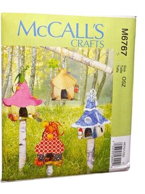 McCall’s Crafts Home Sewing Pattern - Fairy Houses - M6767 - New/UNCUT